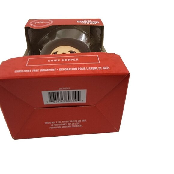 HALLMARK Netflix Stranger Things CHIEF HOPPER Christmas Holiday Ornament - NEW - Picture 6 of 13